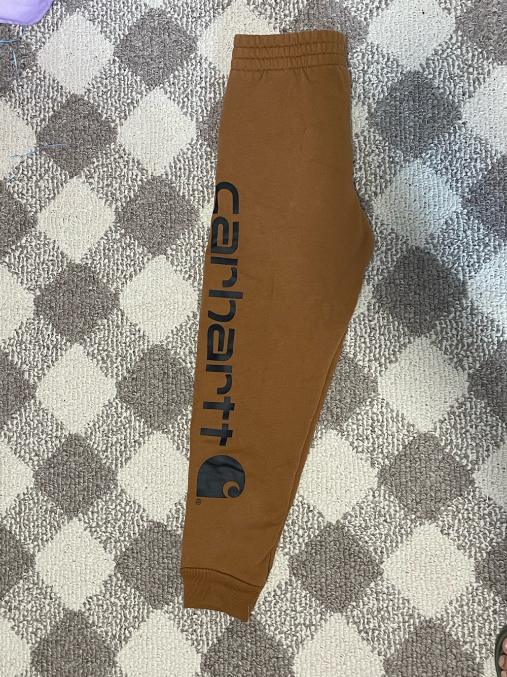 Carhartt Sleeve or Pant Leg with Logo — Brown
